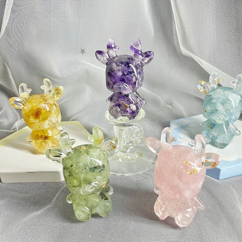 [Handmade] Natural Energy Crystal Fawn/Crystal Ornament - Items for Display - Gemstone 