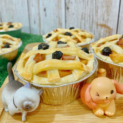 自由作烘焙 DIY 蘋果雞 寵物小塔・寵物點心・烘焙手作・平板教學・一人成班