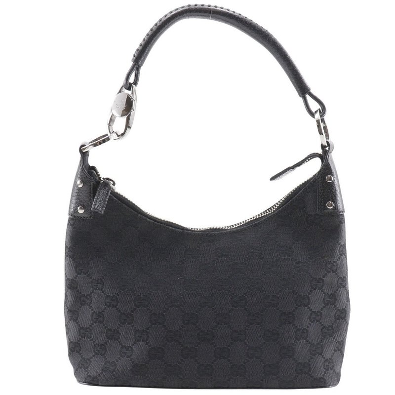 【日本直送】グッチ GUCCI ショルダーバッグ 115002 GGキャンバス 黒 レディース【中古】 - 側背包/斜背包 - 其他人造纖維 黑色