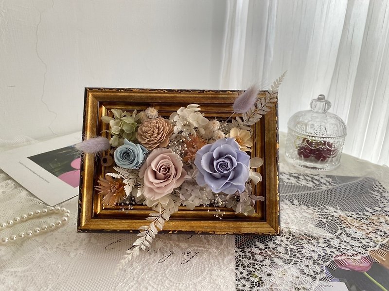 Tranquil Blossom Preserved Flower 3D Photo Frame Birthday Gift - Items for Display - Plants & Flowers 