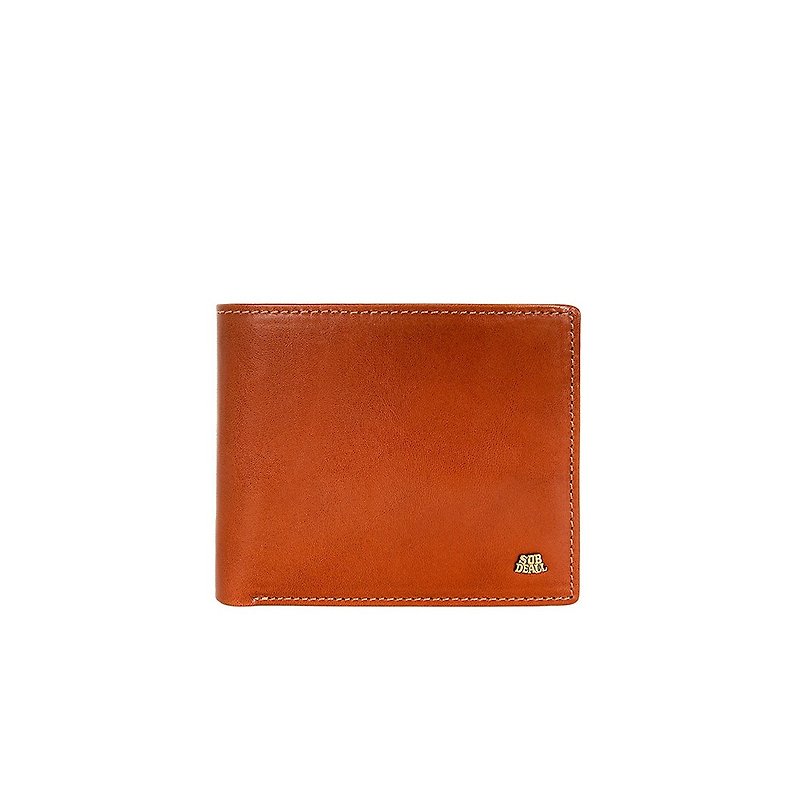 [SOBDEALL] 32nd Anniversary-Genuine Leather Eight Card Short Clip - กระเป๋าสตางค์ - หนังแท้ สีนำ้ตาล