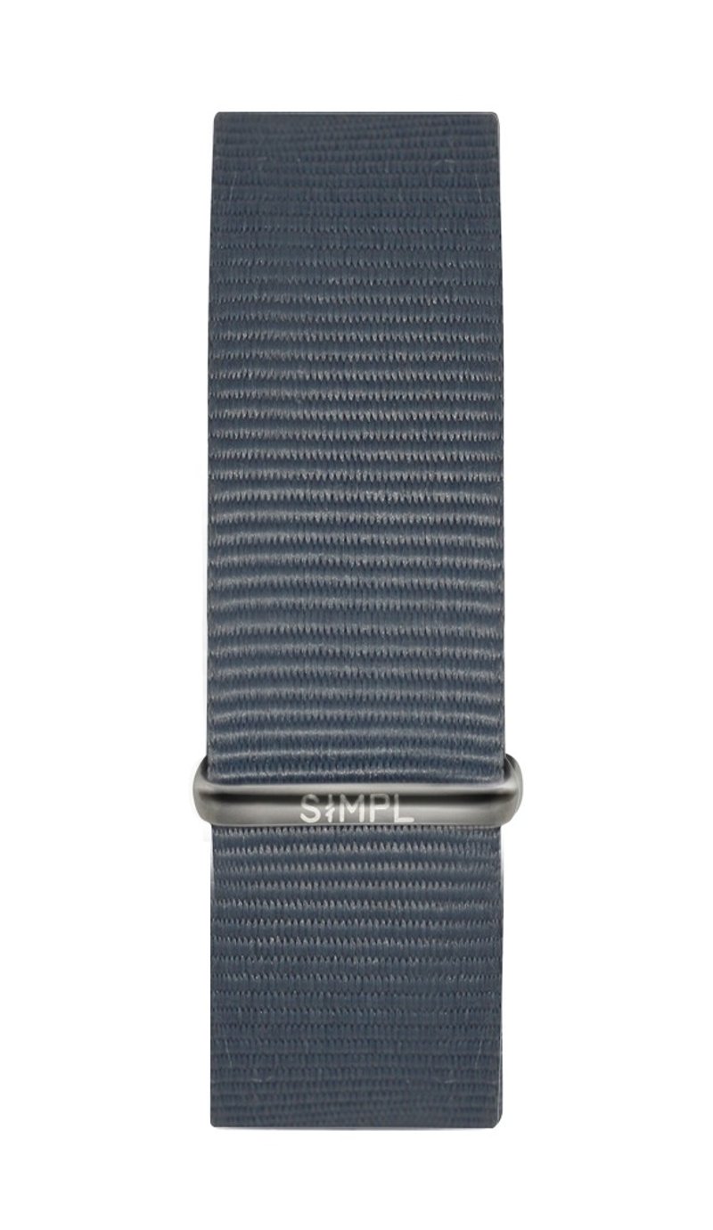Simpl Watch - Grey Nato Strap - 錶帶 - 尼龍 灰色