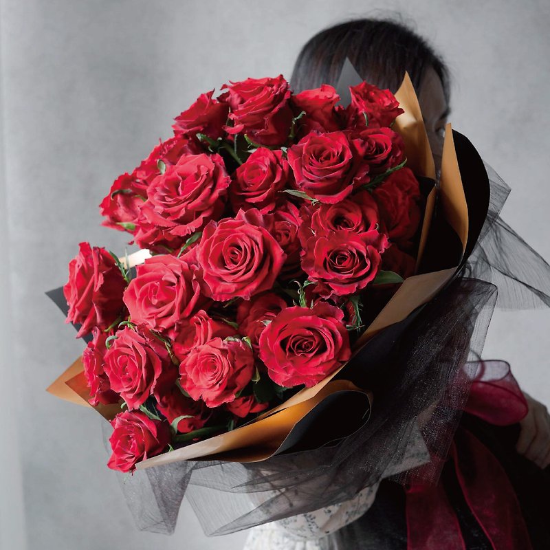 【訂製】玫瑰花花束 - 植栽/盆栽 - 植物．花 紅色