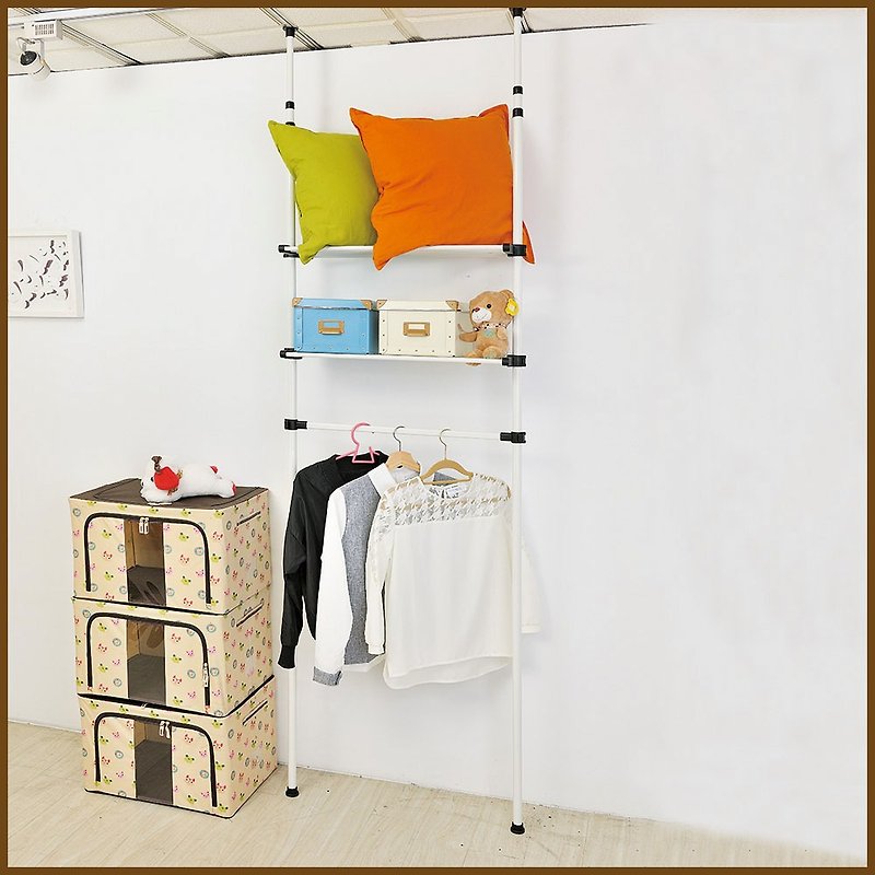 【ikloo】Double-rod storage hanger - Other Furniture - Other Materials 