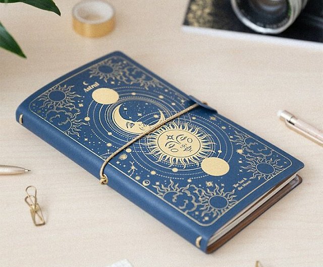 Sun and Moon: Celestial Journal Blank Lined Journal Diary Notebook