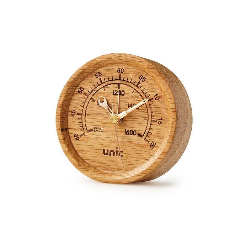 [Small defect welfare goods] Unic log timepieces on sale - Clocks - Wood 