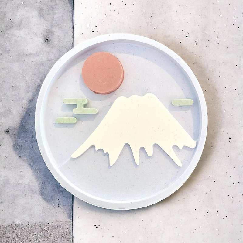 Mt. Fuji Aroma Stone Plate - Fragrances - Other Materials Yellow