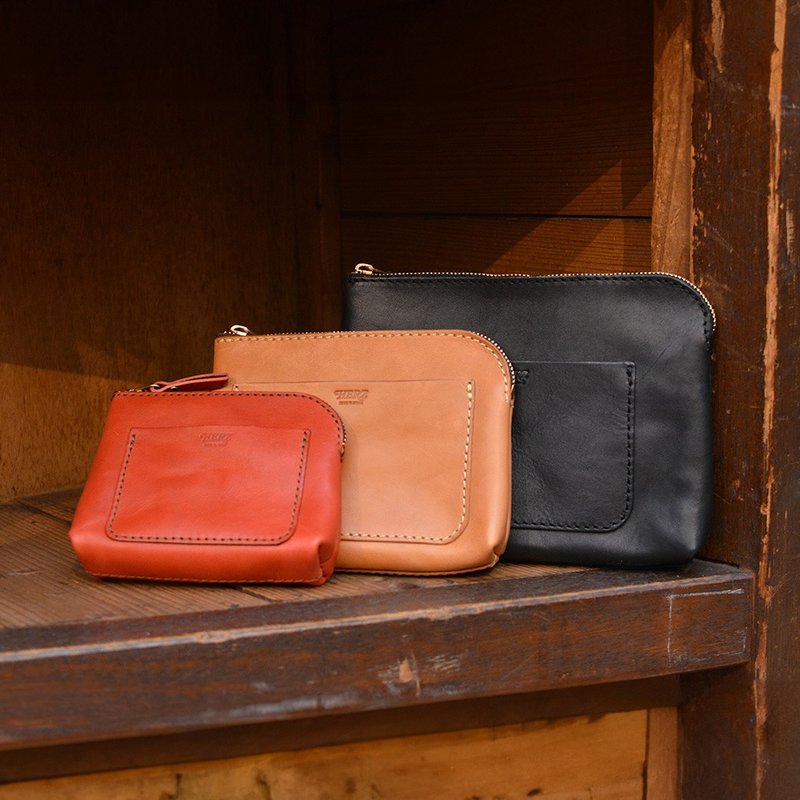 Craftsman handmade leather small items storage bag KF-114 - 5 colors in total - Messenger Bags & Sling Bags - Other Materials Multicolor