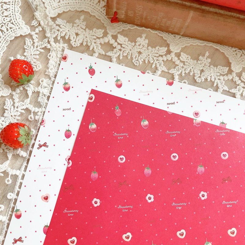 strawberry time - Storage & Gift Boxes - Paper Red