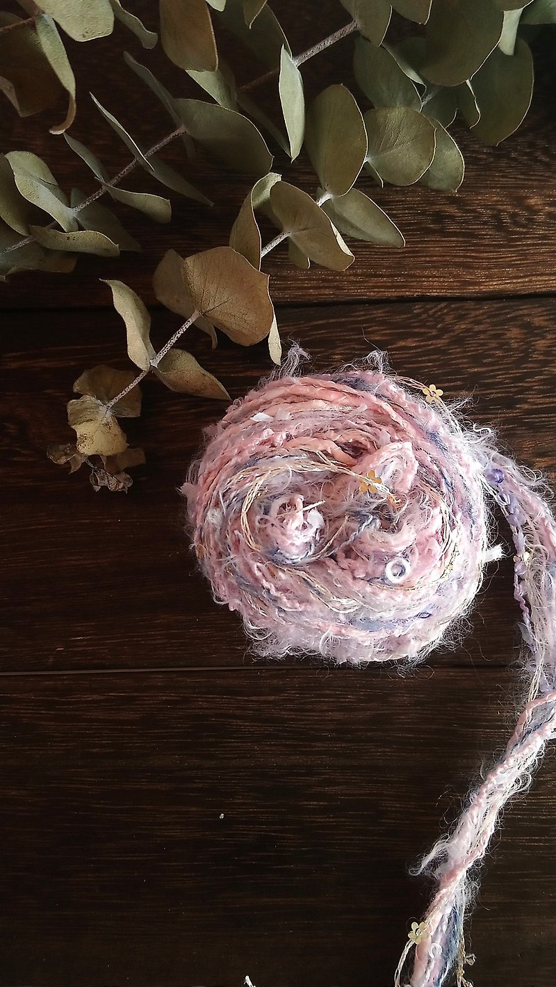 日本混合紗線 - 編織/羊毛氈/布藝 - 聚酯纖維 粉紅色