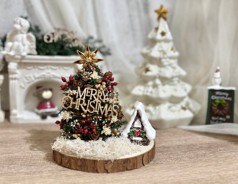 Christmas tree and igloo/pine cone Christmas tree/material package/finished product - Items for Display - Plants & Flowers 