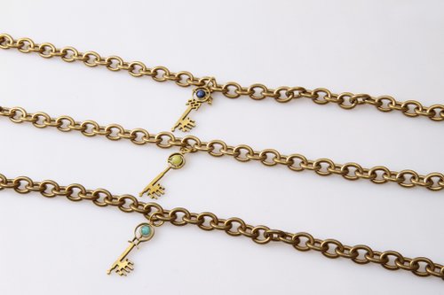 スターキーホルダー ネックレス ZODIAC CHUNKY CHAIN NECKLACE