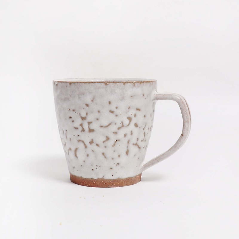 Mingya Kiln l Shuishino Glazed Mug - แก้วมัค/แก้วกาแฟ - ดินเผา ขาว