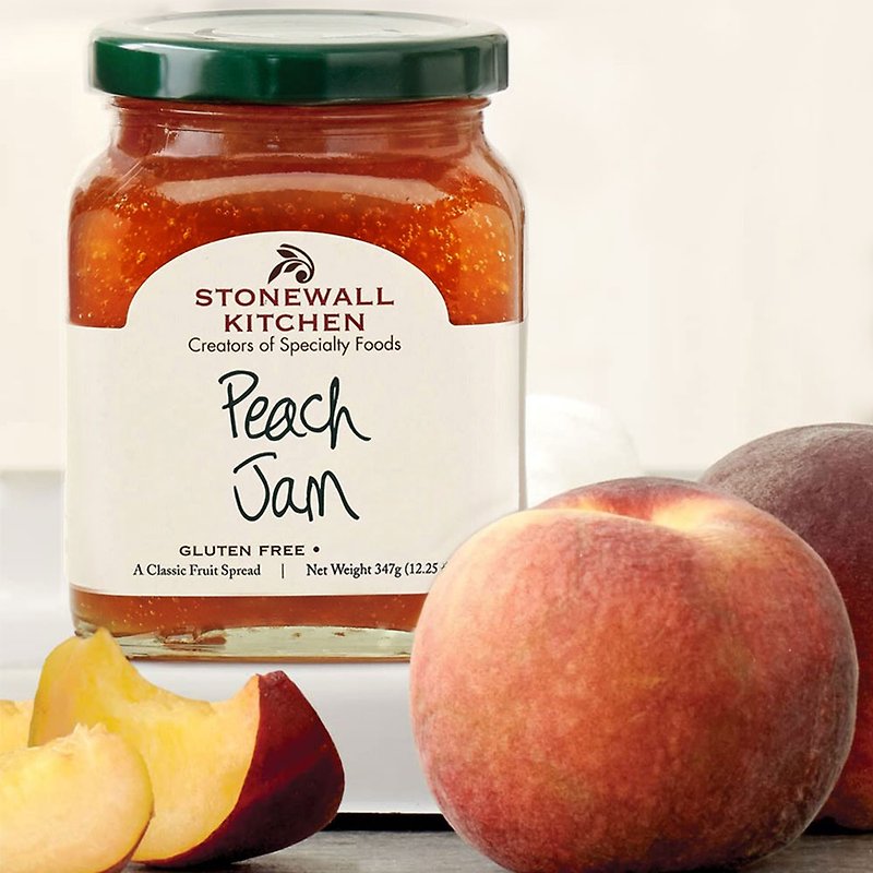 STONEWALL KITCHEN Peach Jam 347G (originally imported from the United States) - แยม/ครีมทาขนมปัง - อาหารสด 