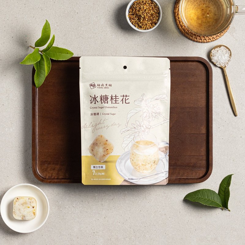 Tang Ding rock sugar osmanthus light package 7 pieces - น้ำผึ้ง - วัสดุอื่นๆ สีส้ม