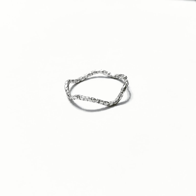 │Landscape│Ore texture• Irregular• Sterling silver ring• Original designer - แหวนทั่วไป - โลหะ 