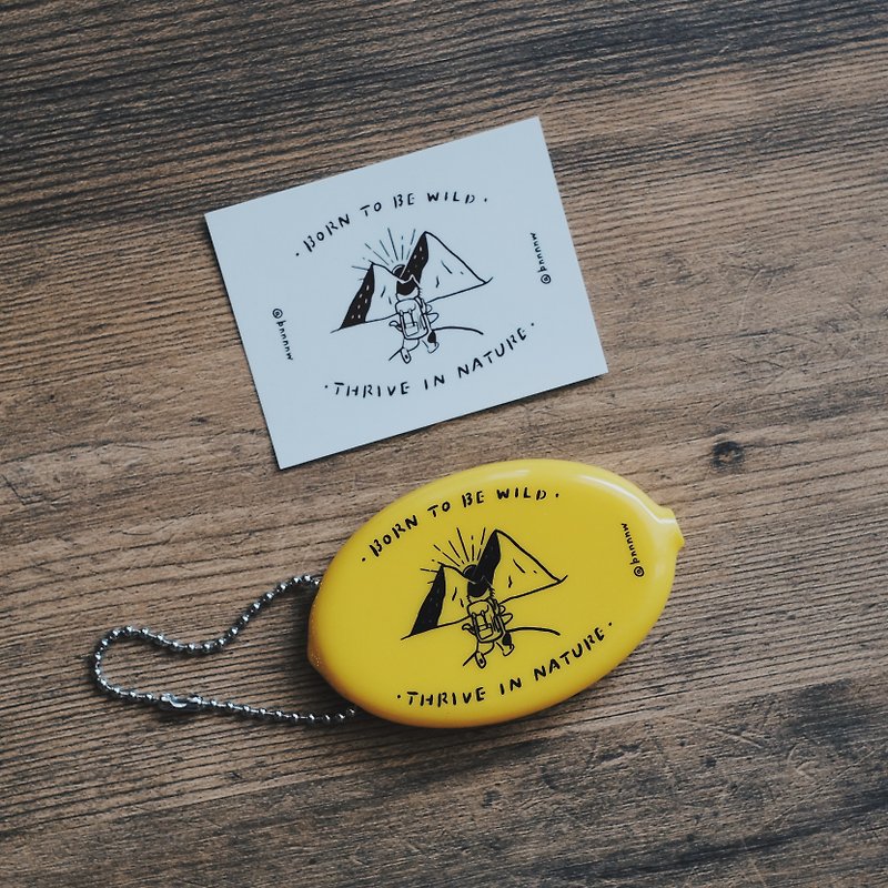 Born to be wild - Keychains - Rubber Yellow