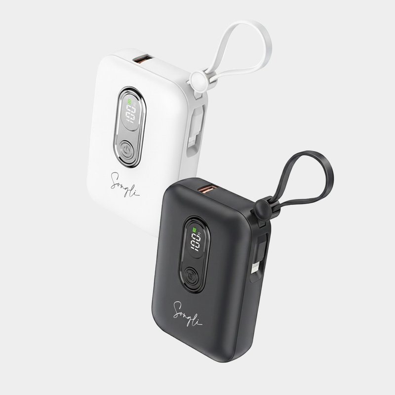 10000mAh 自帶線雙向快充行動電源 - 行動電源/充電線 - 其他金屬 