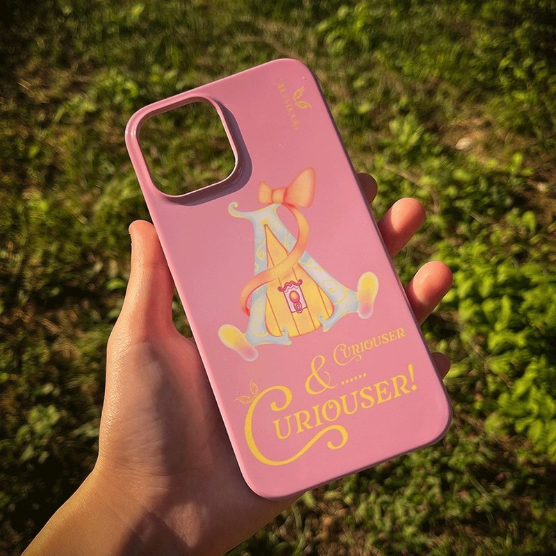 Alice's Door Pink Phone Case - เคส/ซองมือถือ - พลาสติก 