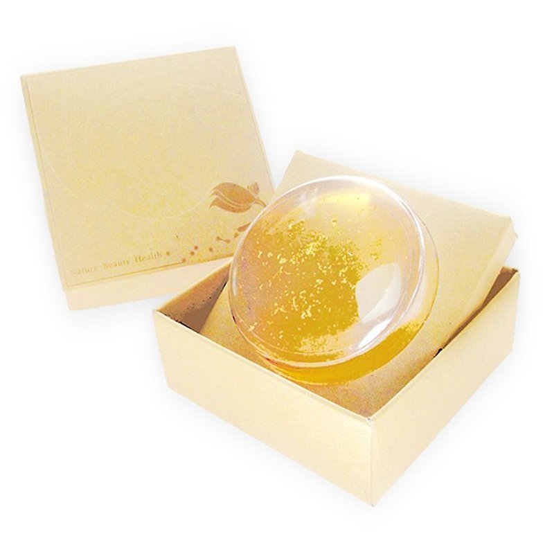 FLORAL [99.9] gold foil fragrance soap 90g - Facial Cleansers & Makeup Removers - Other Materials Gold