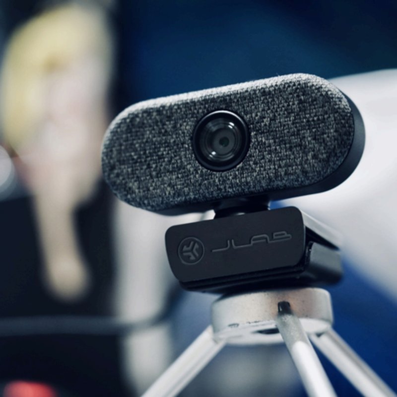 JLab GO CAM FHD 高畫質網路攝影機 遠距上班入門首選 廣角視野 - 電腦配件 - 塑膠 黑色