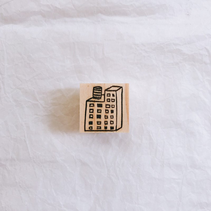 M number - old apartment hand stamp - Stamps & Stamp Pads - Other Materials 