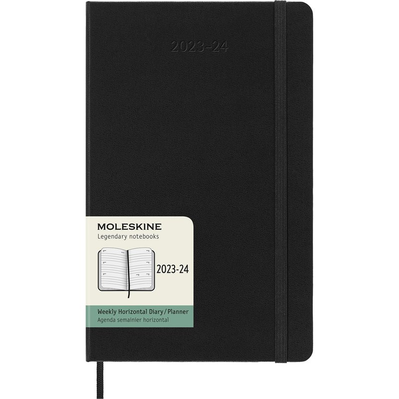 _勿上架__勿上架_MOLESKINE 2023-24 橫式週記手帳 18M 硬殼 L 型 - 筆記本/手帳 - 紙 黑色