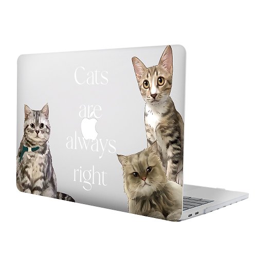 禮大人 【客製化禮物】MacBook保護殼 電腦保護殼毛小孩永遠是對的設計款