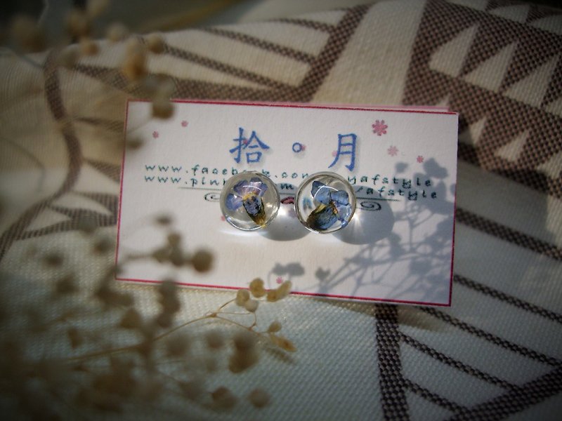 Sui style in appearance-glass embossed earrings - ต่างหู - กระดาษ 
