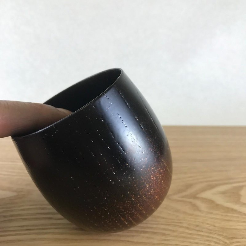 欅　たまゆらカップ　白檀塗（びゃくだんぬり） - マグカップ - 木製 ブラウン