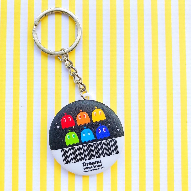 Invoice vehicle key ring-rainbow series-elf - Keychains - Plastic Black