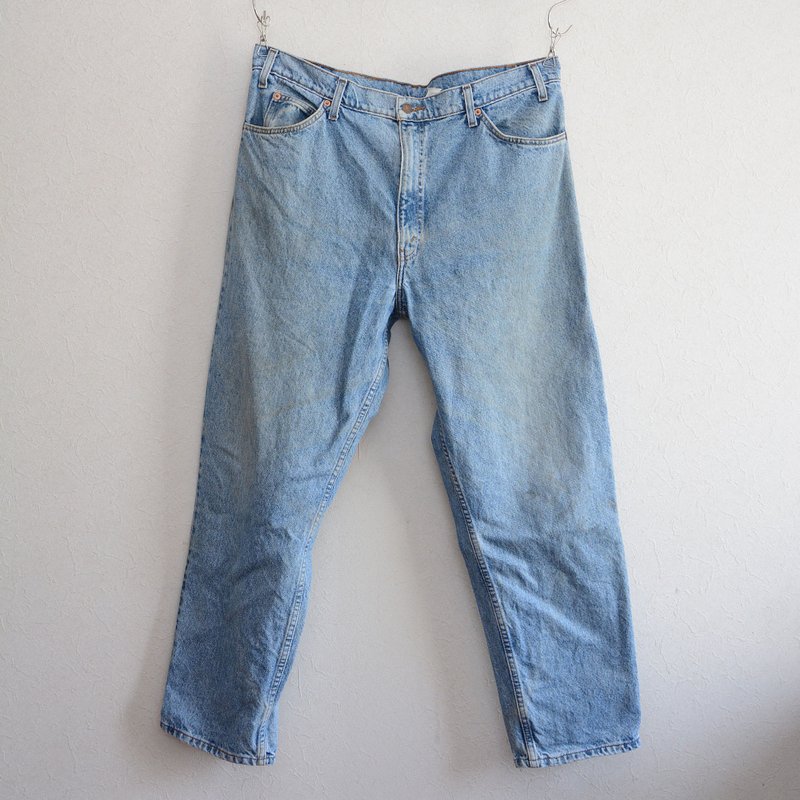 550 リーバイス ヴィンテージ デニム パンツ ジーンズ W40 ボタン裏689 90年代 コロンビア製 - 男長褲/休閒褲 - 棉．麻 藍色