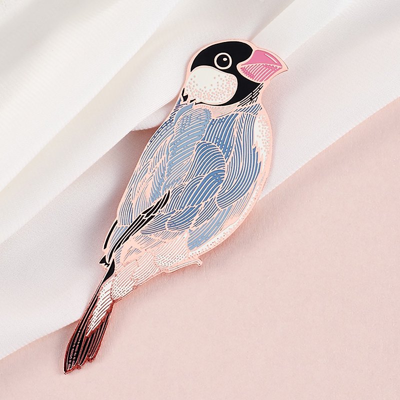 Other Metals Bookmarks - Classical Chinese style bird bookmark in the palm of your hand