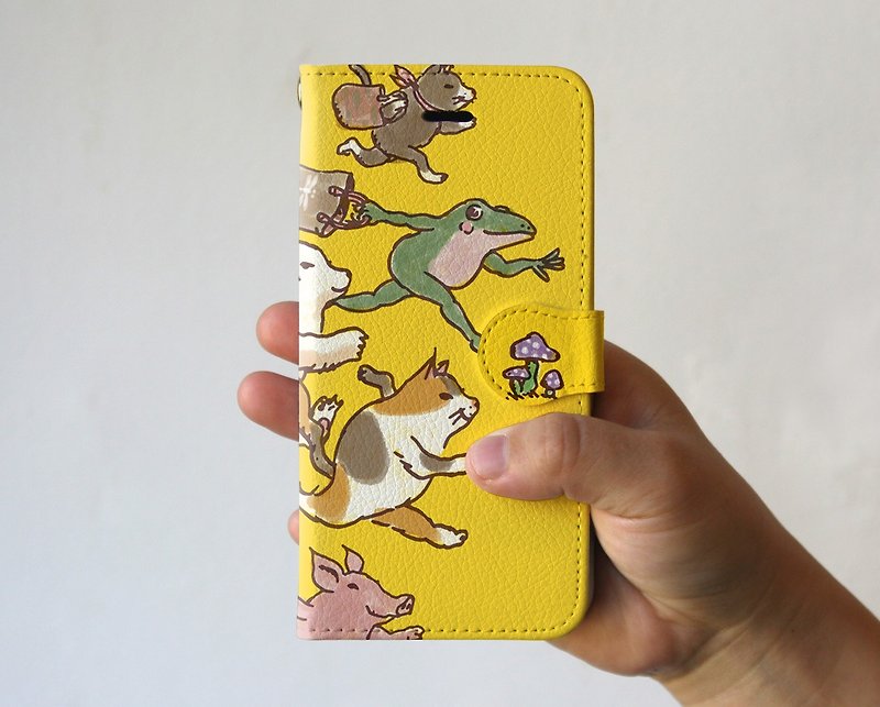 iPhone cover / notebook type dash yellow - Phone Cases - Paper Yellow