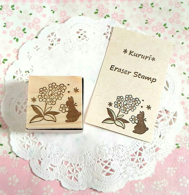 Mysterious grass and rabbit of rabbit - Stamps & Stamp Pads - Rubber Transparent