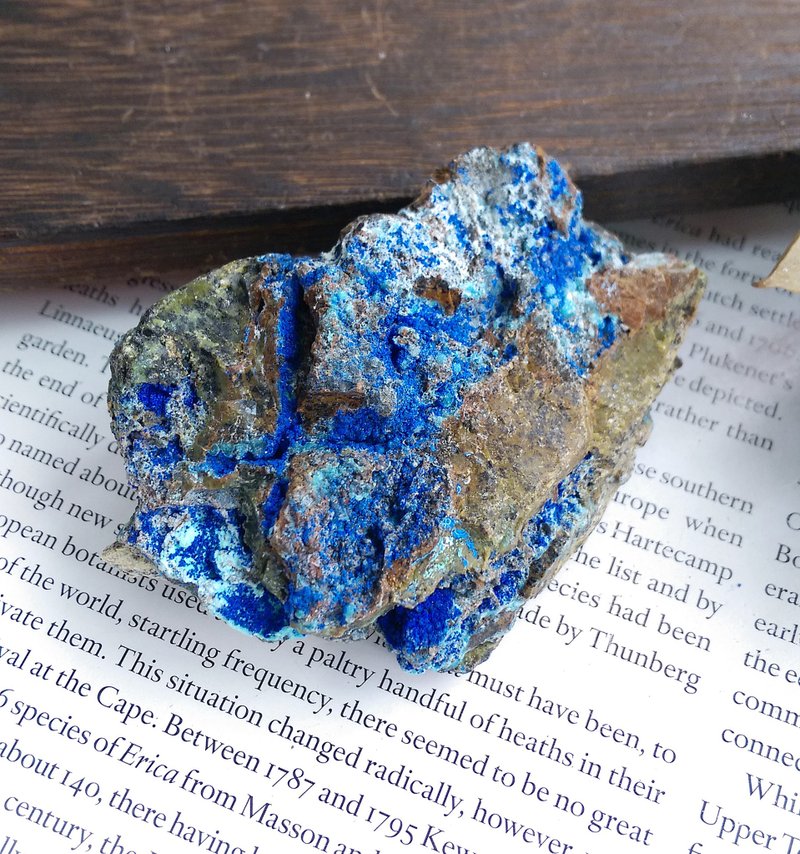 Azurite  安徽產地 藍銅礦 天然礦石 原礦 - 擺飾/家飾品 - 其他材質 