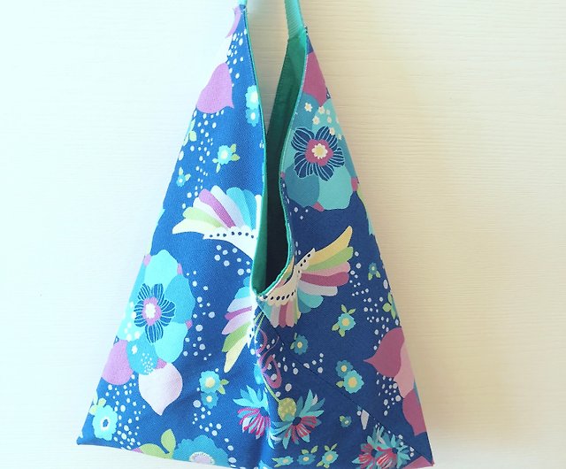 Triangle Tote Bag - Star Cat/Japanese Origami Bag - Shop chez-lu