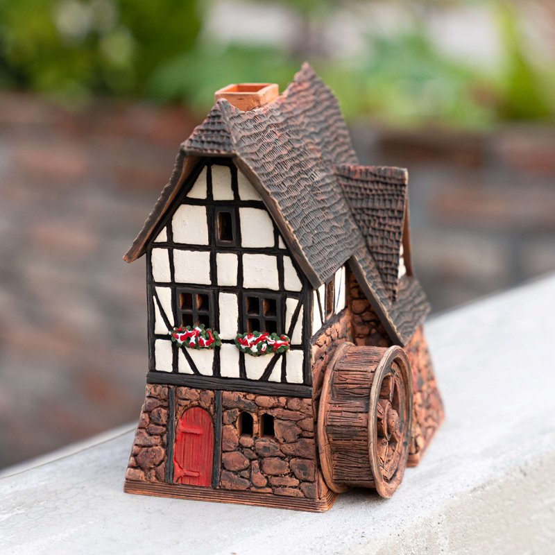 水車小屋 高15cm - 擺飾/家飾品 - 陶 