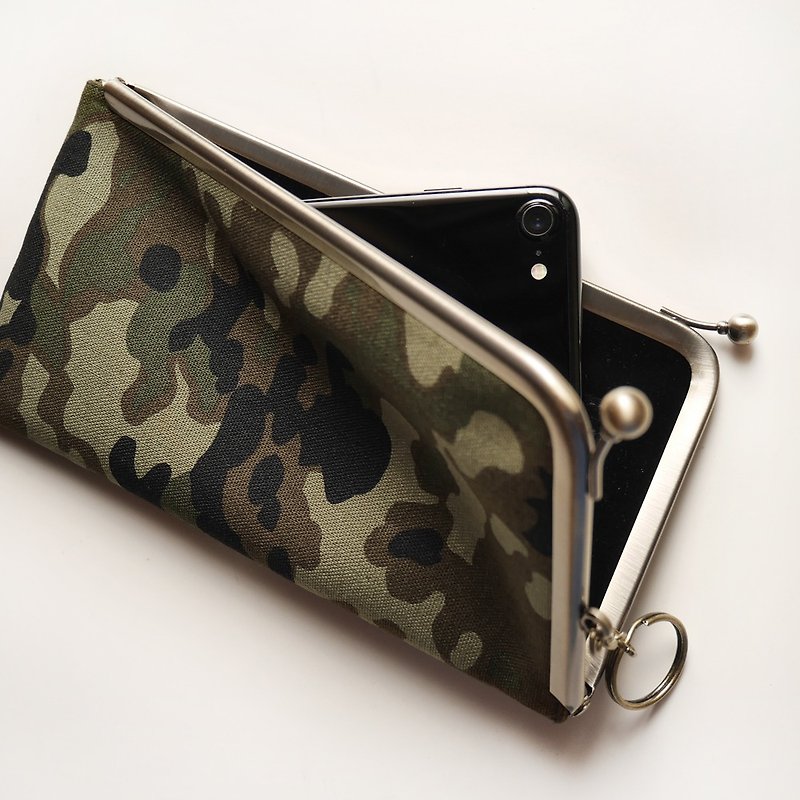 Chaocai携帯ポケットゴールドバッグ/パスポートバッグ[台湾製] - トート・ハンドバッグ - 金属 グリーン