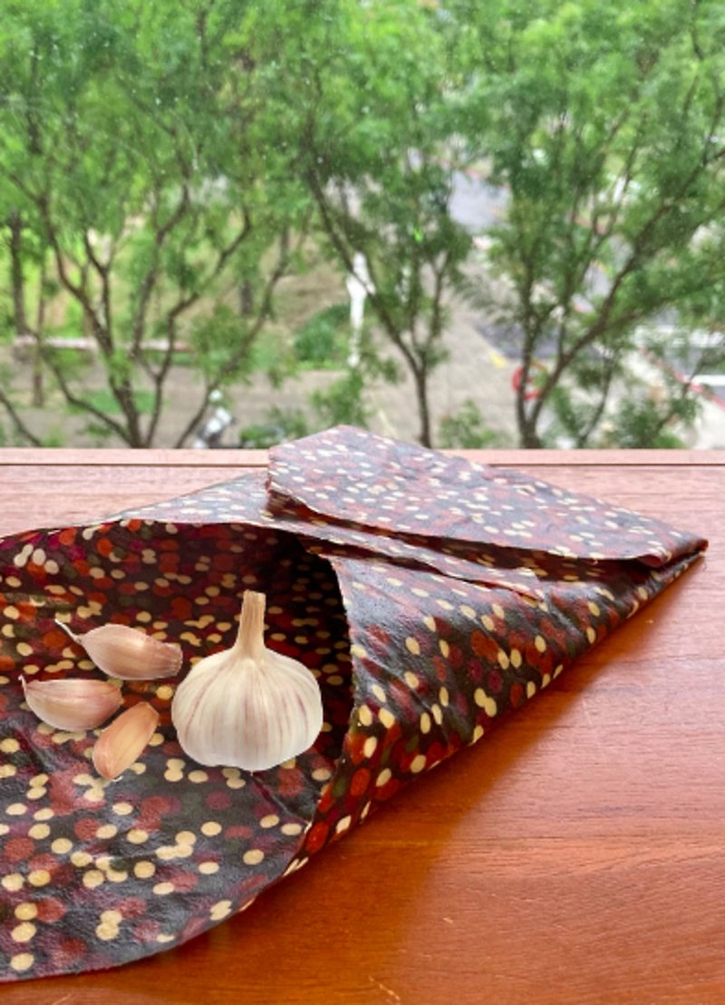 ワイモムの手作りの環境にやさしい台湾の小規模農家蜜蝋保存布蜜蝋布-輝く30x30cm
