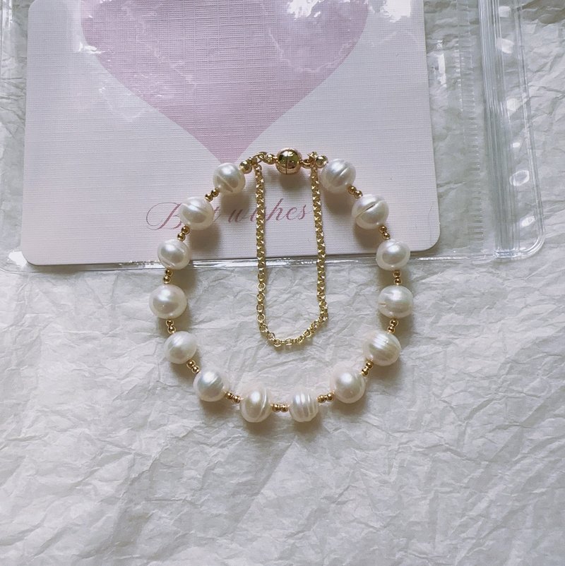 Natural Pearl Magnetic Bracelet - Bracelets - Pearl White