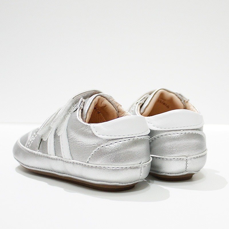 AliyBonnie shoes casual sporty baby shoes - Yao jump Silver No. 12.5 - Kids' Shoes - Genuine Leather Silver