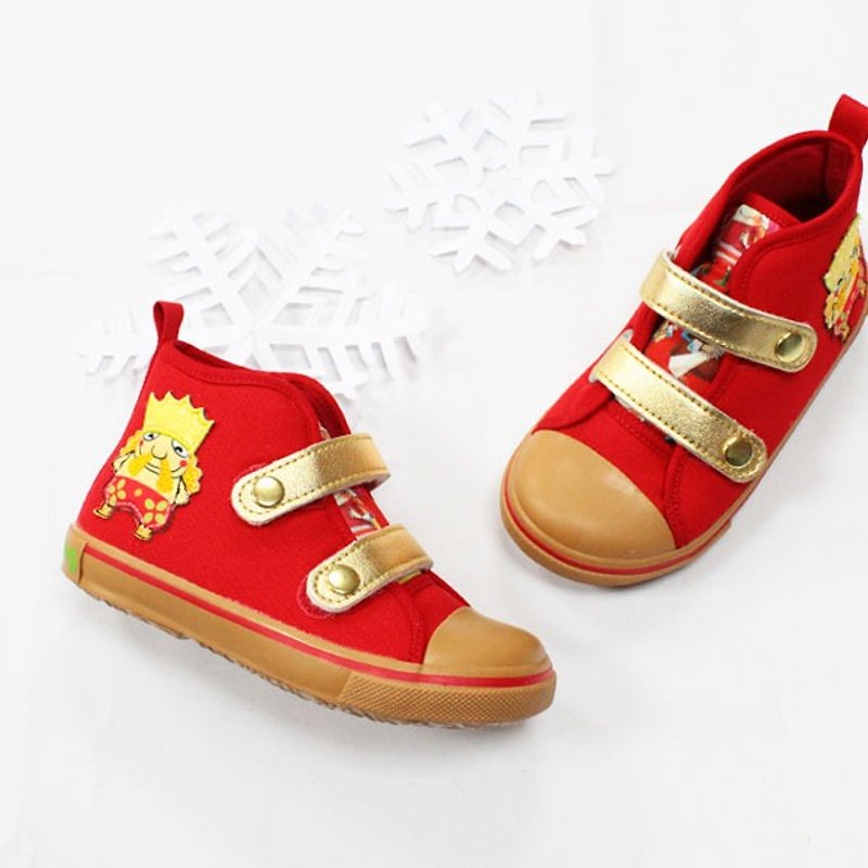 Boing Toddler's short boots color  red, the price includes only the shoes - รองเท้าเด็ก - วัสดุอื่นๆ สีแดง