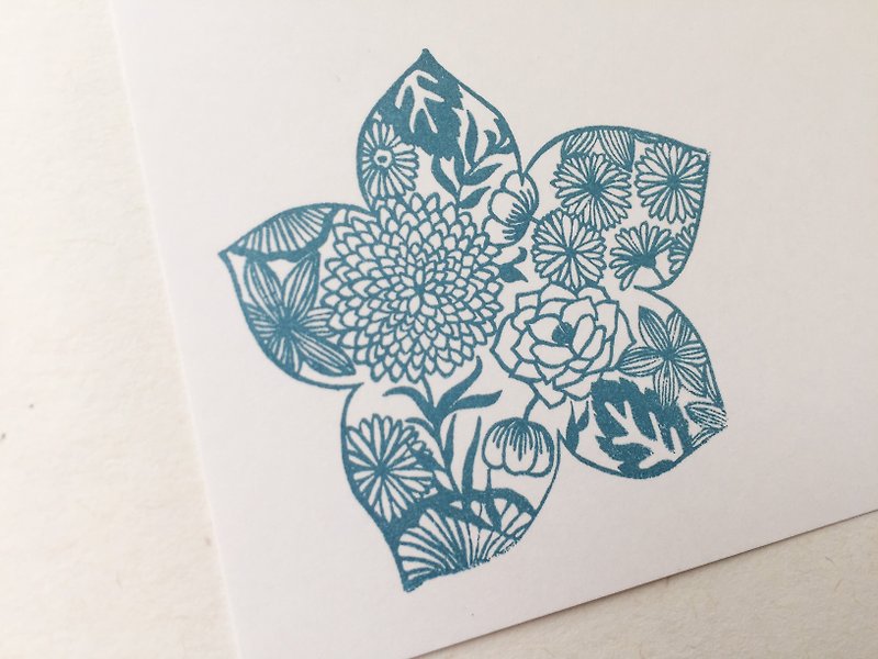 Large flower stamp - Stamps & Stamp Pads - Other Materials 
