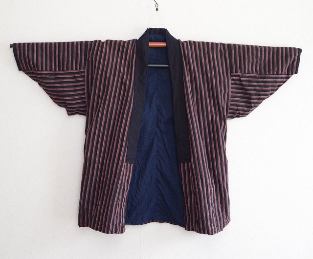 NONA★【レトロde 今流】着物リメイク　ハンドメイド　ジャケット　古布 野良着 古布 木綿 着物 リメイク素材 ハンドメイド ジャパン