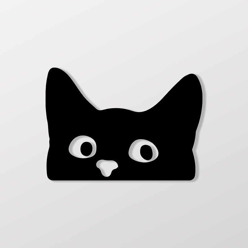 Peeping cat/car stickers, stickers SunBrotherSun Brothers - สติกเกอร์ - วัสดุกันนำ้ 