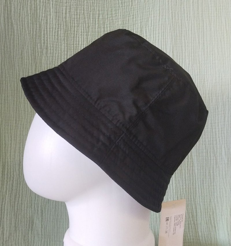 Trendy Summer Hat for Women / Customize Streetwear Mens Bucket Hat - 帽子 - 聚酯纖維 黑色