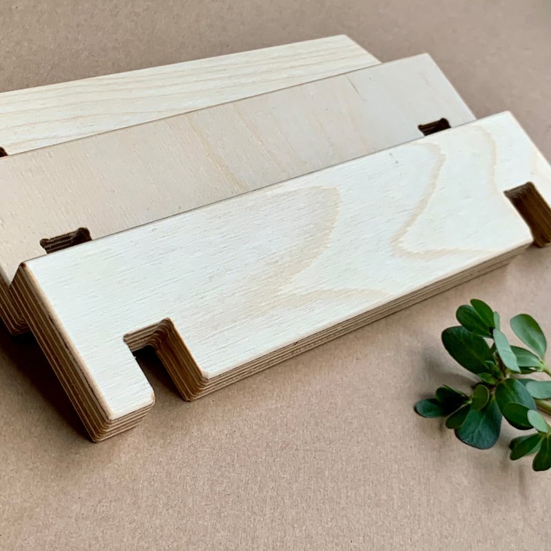 Hoja, Hoja connectors, single purchase parts, sustainable environmental protection - Pet Bowls - Wood Brown