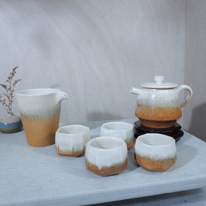 黃昏茶具組 - 茶壺/茶杯/茶具 - 陶 多色