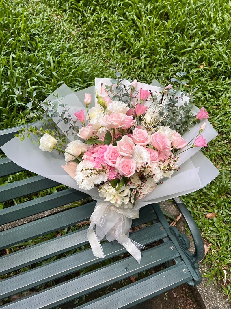 Flower bouquet-Minuet in G minor/Valentine's Day bouquet, birthday bouquet, congratulatory bouquet - ตกแต่งต้นไม้ - พืช/ดอกไม้ 